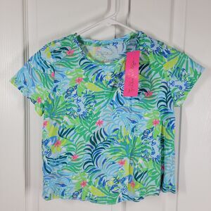 NWT Lilly Pulitzer Youth Sz XL (12-14) Mini Cody Dress Top Via Parigi Multi